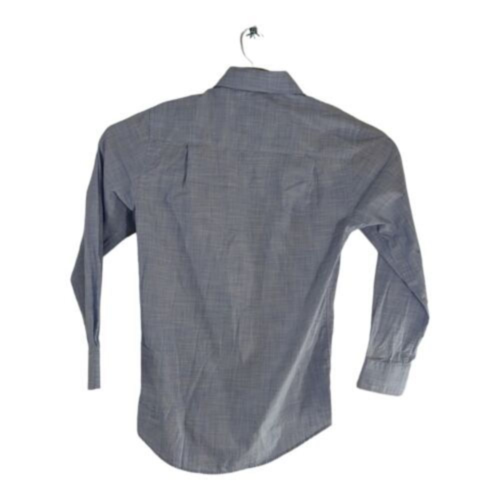Tattersall London Men's 15 S/M Cotton Long Sleeve Button Down Shirt - Picture 3 of 7